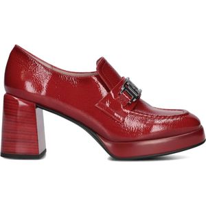 Hispanitas, Schoenen, Dames, Rood, 38 EU, Leer, Rode Instappers Dames Schoenen