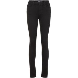 VERO MODA Mid Waist Shape-up Slim Fit Jeans VMSEVEN Black