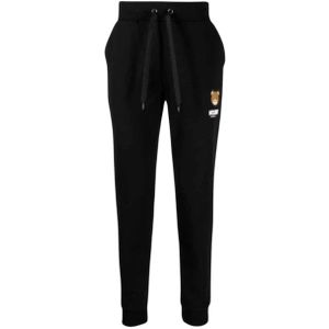 Moschino, Teddy Bear Sportbroek Zwart, Heren, Maat:L