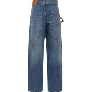 JW Anderson, Jeans, Heren, Blauw, W34, Denim, Straight Jeans