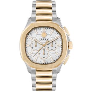 Philipp Plein, Spectre Chrono Goud/Zilver Horloge Veelkleurig, Heren, Maat:ONE Size