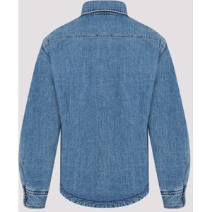 Jacquemus, Jassen, Heren, Blauw, M, Katoen, Blauwe Tabac Boulanger Overhemd