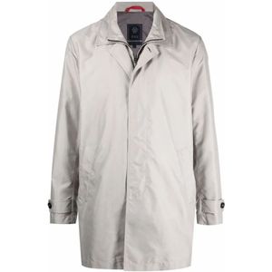 Fay, Trenchcoat Grijs, Heren, Maat:2XL