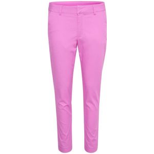 Kaffe, Broeken, Dames, Roze, XL, Chino Broek Cyclamen