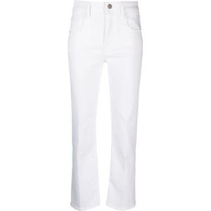 Jacob Cohën, Witte Flared Jeans Wit, Dames, Maat:W27