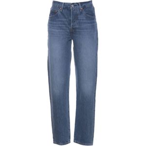 Levi's, Jeans, Dames, Blauw, W26, Denim, Straight Jeans voor Vrouwen