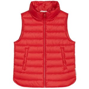 Marc O'Polo, Lichtgewicht gewatteerd vest met capuchon, normaal Rood, Dames, Maat:XS