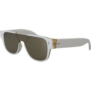 Dolce & Gabbana, Accessoires, Dames, Wit, ONE Size, Wit Acetaat Volledig Rand Frame Shades Dg 4356F Zonnebril