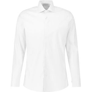 Fakts, Overhemden, Heren, Wit, 3Xl, Klassieke Slim Fit Overhemd