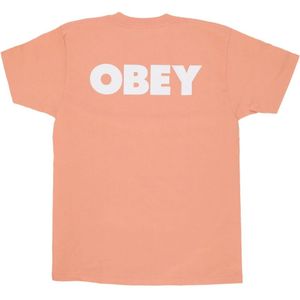 Obey, Tops, Heren, Roze, S, Katoen, Klassieke Citrus Heren T-shirt