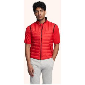 Kiton, Jassen, Heren, Rood, S, Nylon, Rode Nylon Ganzendons Gilet