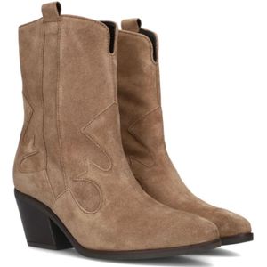 Gabor, Schoenen, Dames, Bruin, 42 EU, Leer, Beige City Western Cowboots