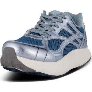 Woden, Schoenen, Dames, Blauw, 41 EU, Leer, Josephine