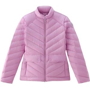 Woolrich, Jassen, Dames, Paars, S, Polyester, Lila Jassen