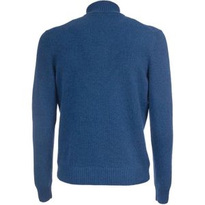 Gran Sasso, Truien, Heren, Blauw, M, Kasjmier, Kasjmier Zip Cardigan Slim Fit