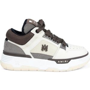 Amiri, Schoenen, Heren, Wit, 44 EU, Luxe Bruine Ma-1 Sneaker