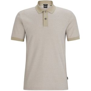 Hugo Boss, Polo Shirts Beige, Heren, Maat:XL