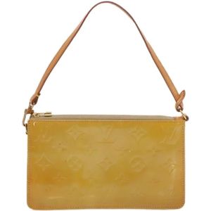 Louis Vuitton Vintage, Pre-owned, Dames, Beige, ONE Size, Pre-owned Leather clutches