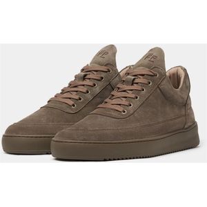 Filling Pieces, Schoenen, Heren, Bruin, 45 EU, Low Top Suede All Taupe