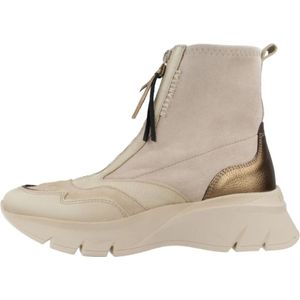 Hispanitas, Schoenen, Dames, Beige, 38 EU, Enkellaarsjes met rits