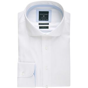 Profuomo, Overhemden, Heren, Wit, 3Xl, Katoen, Witte Business Overhemd van Katoen