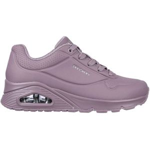 Skechers, Schoenen, Dames, Roze, 38 EU, Leer, Actieve Dames Sneakers met Memory Foam