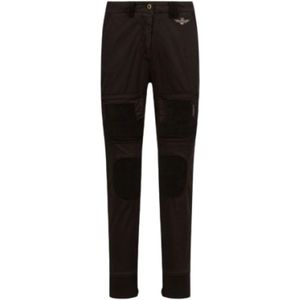 Aeronautica Militare, Cargo Anti-G Broek Zwart, Dames, Maat:XS