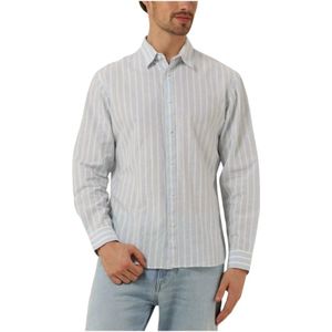 Selected Homme, Overhemden, Heren, Veelkleurig, S, Heren Overhemden Slhslimnew-linen Shirt Ls Noos