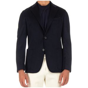 Ermenegildo Zegna, Kasjmier Oasis Jas Blauw Blauw, Heren, Maat:XL