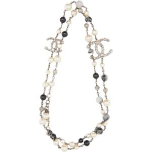 Chanel Vintage, Pre-owned Pearl chanel-jewelry Veelkleurig, Dames, Maat:ONE Size