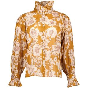 Antik Batik, Blouses & Shirts, Dames, Bruin, M, Kameelblouses - Stijlvol en Trendy
