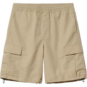 Carhartt Wip, Korte broeken, Heren, Beige, M, Evers Cargo Shorts in Wall Kleur