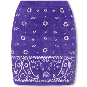 Kenzo, Paisley Pop Rok Paars, Dames, Maat:S