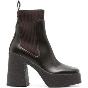 Stella McCartney, Schoenen, Dames, Zwart, 39 EU, Elegante Hakken