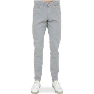 Jeckerson, Slim-fit Jeans Grijs, Heren, Maat:W35