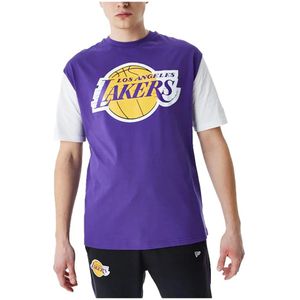 New Era, Tops, Heren, Veelkleurig, M, Nba Kleurinsert Os Tee Loslak Trpwhi T-Shirt