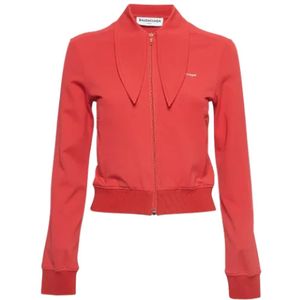 Balenciaga Vintage, Pre-owned, Dames, Rood, M, Pre-owned Fabric outerwear
