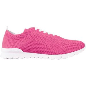 Kiton, Roze Gebreide Hardloopschoenen voor Vrouwen Roze, Dames, Maat:37 1/2 EU