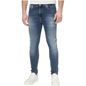 Calvin Klein, Jeans, Heren, Blauw, W34, Denim, Urban Blauw Denim Jeans