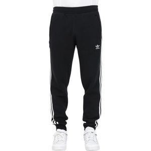 Adidas Originals, Zwarte Adicolor Classics 3-Stripes Sportbroek Zwart, Heren, Maat:2XL