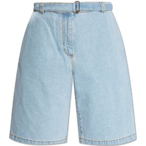 Etro, Korte broeken, Dames, Blauw, W26, Denim, Denim shorts