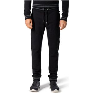 Philipp Plein, Broeken, Heren, Zwart, L, Katoen, Joggingbroek dubbele p