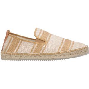 Espadrilles, Schoenen, Heren, Beige, 45 EU, Canvas Touw Instappers