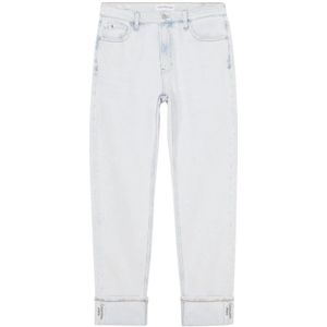 Calvin Klein, Licht Denim Slim-fit Jeans Blauw, Heren, Maat:W34