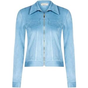 Rinascimento, Rinascimento leren jas - Cfc 0117621003 Blauw, Dames, Maat:S