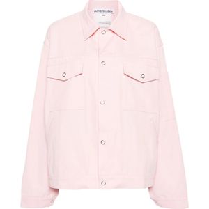 Acne Studios, Light Jassen Roze, Dames, Maat:2XL