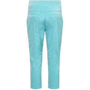 &Co Woman, Broeken, Dames, Blauw, XS, Turquoise Capri Reisbroek