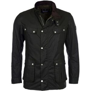 Barbour, Jassen, Heren, Zwart, S, Groene Aw 23 Jas Stijlvolle Update