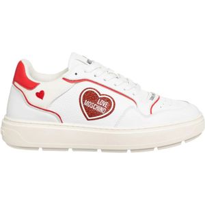 Love Moschino, Bold Love Sneakers Wit, Dames, Maat:36 EU