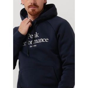 Peak Performance, Sweatshirts & Hoodies, Heren, Blauw, S, Katoen, Heren Original Hood Sweater Blauw